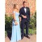 A-Line Lace Off-the-Shoulder Long Prom Dresses Formal Evening Gowns 601859