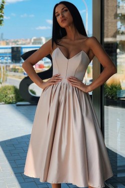 A-Line Short Simple Stunning Prom Dresses Formal Evening Gowns 601868