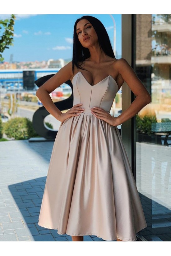 A-Line Short Simple Stunning Prom Dresses Formal Evening Gowns 601868 A-Line Short Simple Stunning Prom Dresses Formal Evening Gowns 601868