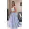 Elegant A-Line Tulle Long Prom Dresses Formal Evening Gowns 601872