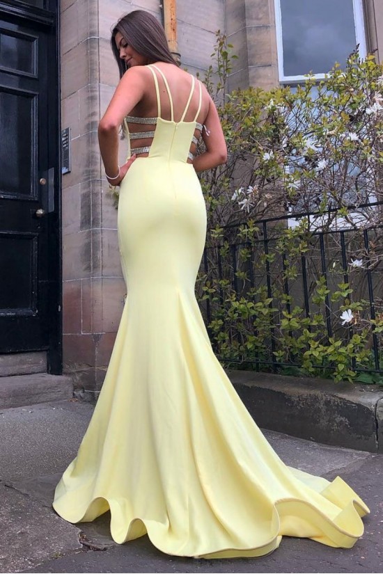 Elegant Mermaid Beaded Long Prom Dresses Formal Evening Gowns 601878 Elegant Mermaid Beaded Long Prom Dresses Formal Evening Gowns 601878
