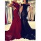 Mermaid Off-the-Shoulder Lace Long Prom Dresses Formal Evening Gowns 601880