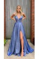 A-Line V-Neck Long Prom Dresses Formal Evening Gowns 601881 A-Line V-Neck Long Prom Dresses Formal Evening Gowns 601881