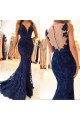 Mermaid Lace V-Neck Long Prom Dresses Formal Evening Gowns 601888 Mermaid Lace V-Neck Long Prom Dresses Formal Evening Gowns 601888