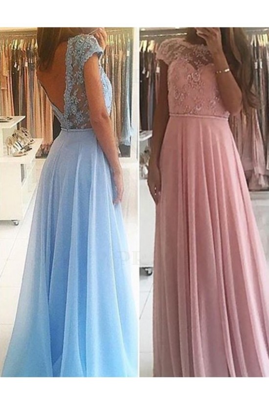 A-Line Beaded Lace Long Prom Dresses Formal Evening Gowns 601891 A-Line Beaded Lace Long Prom Dresses Formal Evening Gowns 601891