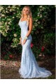 Elegant Mermaid Lace Long Prom Dresses Formal Evening Gowns 601896