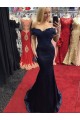 Mermaid Lace Off-the-Shoulder Long Black Prom Dresses Formal Evening Gowns 601905 Mermaid Lace Off-the-Shoulder Long Black Prom Dresses Formal Evening Gowns 601905