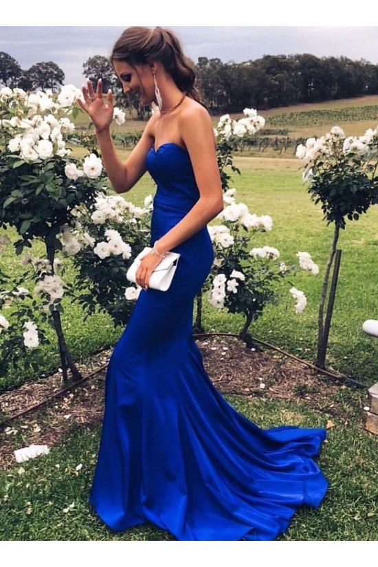 Mermaid Sweetheart Long Royal Blue Prom Dresses Formal Evening Gowns 601911 Mermaid Sweetheart Long Royal Blue Prom Dresses Formal Evening Gowns 601911