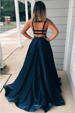 A-Line Long Prom Dresses Formal Evening Gowns 601942