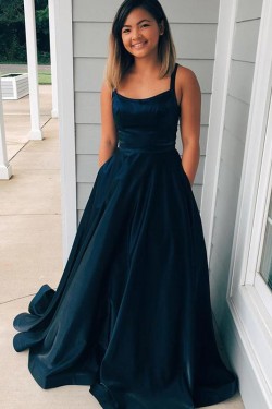 A-Line Long Prom Dresses Formal Evening Gowns 601942