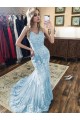 Mermaid Sweetheart Lace Long Prom Dresses Formal Evening Gowns 601950