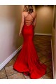 Long Red V-Neck Prom Dresses Formal Evening Gowns 601954 Long Red V-Neck Prom Dresses Formal Evening Gowns 601954