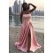 A-Line Long Satin Prom Dresses Formal Evening Gowns 601961