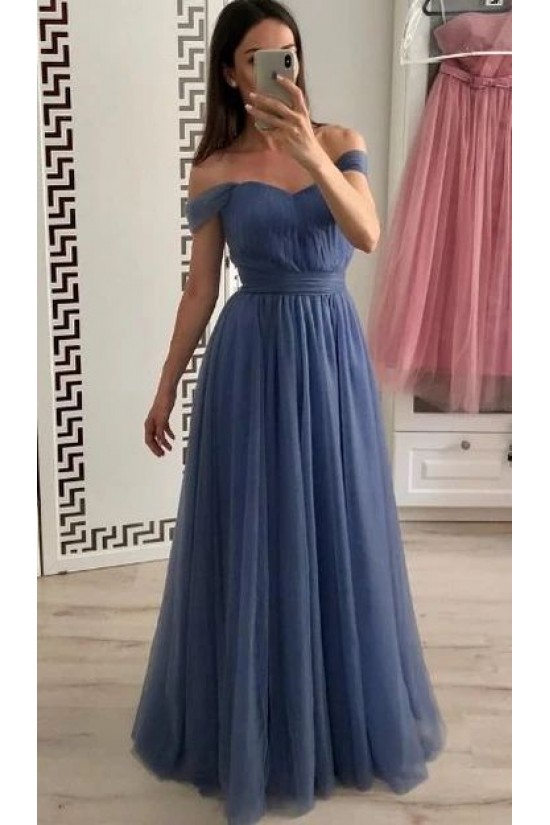 A-Line Off-the-Shoulder Long Prom Dresses Formal Evening Gowns 601965 A-Line Off-the-Shoulder Long Prom Dresses Formal Evening Gowns 601965