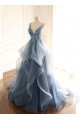 A-Line Tulle Lace Long Prom Dresses Formal Evening Gowns 601972 A-Line Tulle Lace Long Prom Dresses Formal Evening Gowns 601972