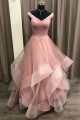A-Line Off-the-Shoulder Long Prom Dresses Formal Evening Gowns 601977