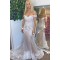 Mermaid Off-the-Shoulder Lace Long Prom Dresses Formal Evening Gowns 601985