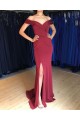 Elegant Mermaid Off-the-Shoulder Long Prom Dresses Formal Evening Gowns 601991