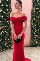 Mermaid Long Red Off-the-Shoulder Prom Dresses Formal Evening Gowns 601993 Mermaid Long Red Off-the-Shoulder Prom Dresses Formal Evening Gowns 601993