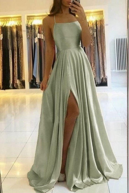 A-Line Simple Stunning Long Prom Dresses Formal Evening Gowns 601996