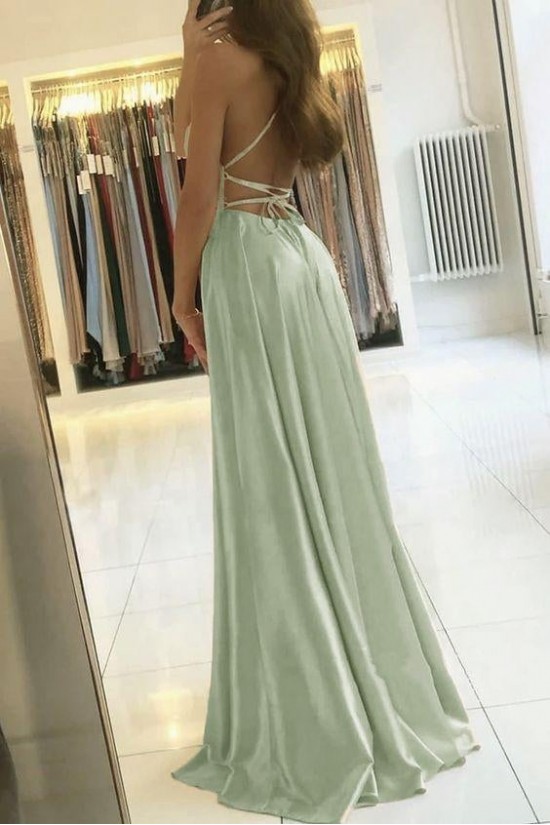 A-Line Simple Stunning Long Prom Dresses Formal Evening Gowns 601996