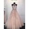A-Line Beaded Lace Long Prom Dresses Formal Evening Gowns 601998