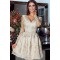 Short Lace Long Sleeves Prom Dress Homecoming Dresses Graduation Party Dresses 701007