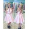 Short Pink Two Pieces Prom Dress Homecoming Dresses Graduation Party Dresses 701019