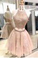 Short Lace Prom Dress Homecoming Dresses Graduation Party Dresses 701028