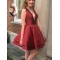 Short V-Neck Prom Dress Homecoming Dresses Graduation Party Dresses 701033