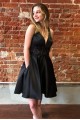 Short Black Prom Dress Homecoming Dresses Graduation Party Dresses 701037