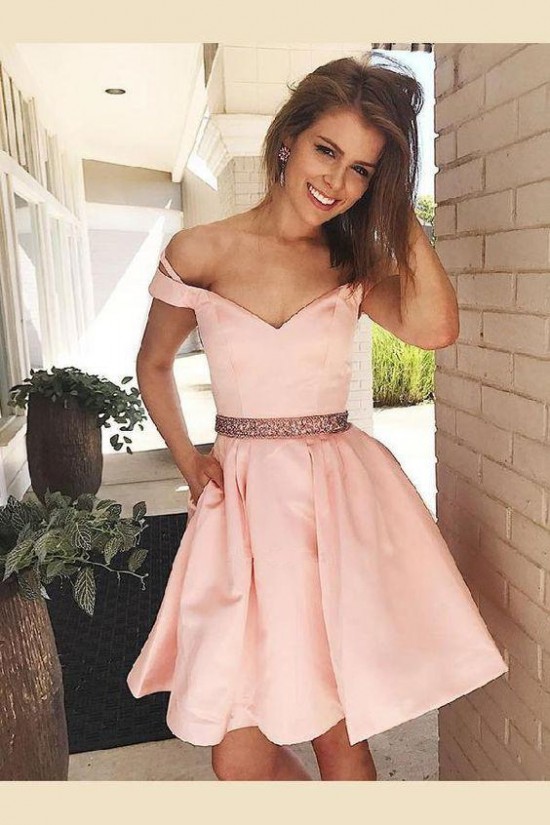 Short Beaded Prom Dress Homecoming Dresses Graduation Party Dresses 701043