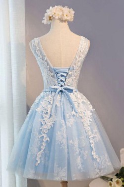 Short Lace Prom Dress Homecoming Dresses Graduation Party Dresses 701064