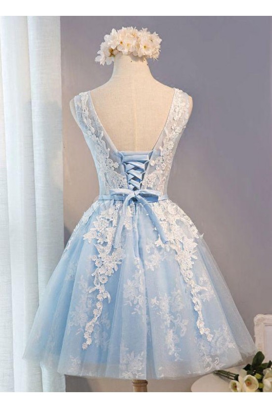 Short Lace Prom Dress Homecoming Dresses Graduation Party Dresses 701064