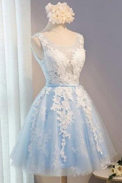 Short Lace Prom Dress Homecoming Dresses Graduation Party Dresses 701064