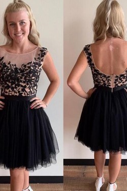 Short Lace Prom Dress Homecoming Dresses Graduation Party Dresses 701065