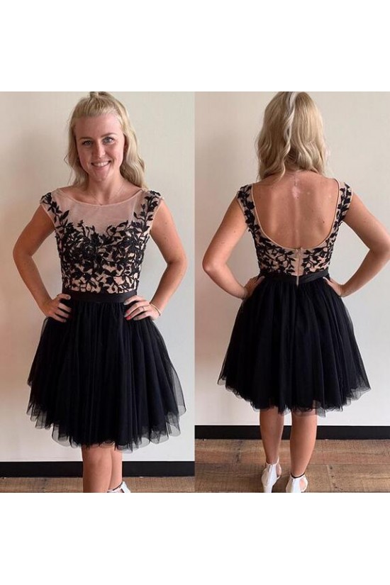 Short Lace Prom Dress Homecoming Dresses Graduation Party Dresses 701065