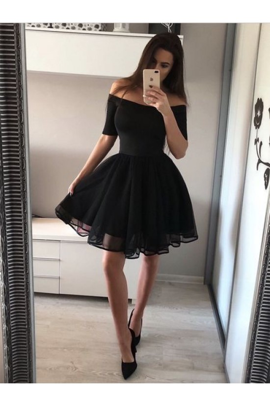 Short Black Prom Dress Homecoming Dresses Graduation Party Dresses 701086 Short Black Prom Dress Homecoming Dresses Graduation Party Dresses 701086