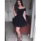 Short Black Prom Dress Homecoming Dresses Graduation Party Dresses 701088