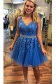 Short Beaded Lace Prom Dress Homecoming Graduation Cocktail Dresses 701099