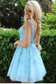Short Beaded Lace Prom Dress Homecoming Graduation Cocktail Dresses 701099
