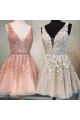 Short Beaded Lace Prom Dress Homecoming Graduation Cocktail Dresses 701099