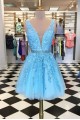 Short Beaded Lace Prom Dress Homecoming Graduation Cocktail Dresses 701099