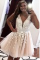 Short Beaded Lace Prom Dress Homecoming Graduation Cocktail Dresses 701099