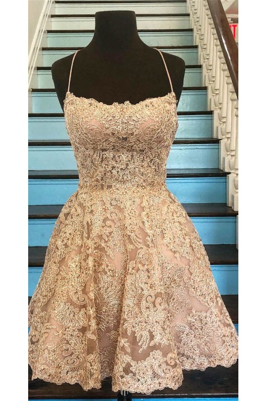 Short Lace Prom Dress Homecoming Graduation Cocktail Dresses 701101