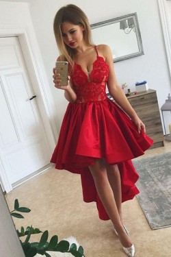High Low Lace Prom Dress Homecoming Graduation Cocktail Dresses 701107