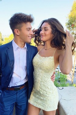 Short Lace Prom Dress Homecoming Graduation Cocktail Dresses 701122