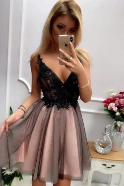 Short Lace Prom Dress Homecoming Graduation Cocktail Dresses 701137