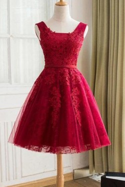 Short Lace Prom Dress Homecoming Graduation Cocktail Dresses 701149