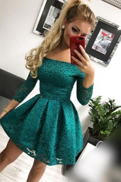 Short Lace Prom Dress Homecoming Graduation Cocktail Dresses 701162